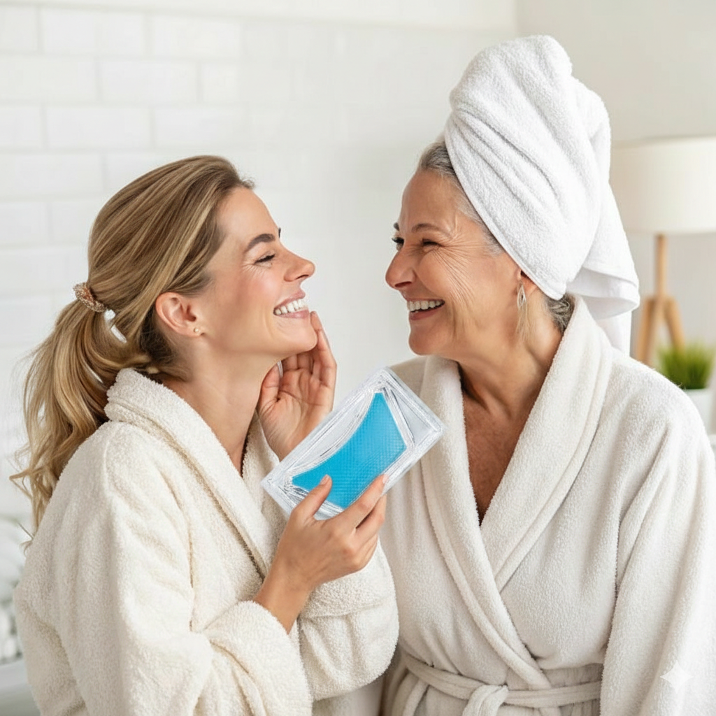 Maison Heléa - Routine anti-relâchement du cou - Masque en collagène pour le cou